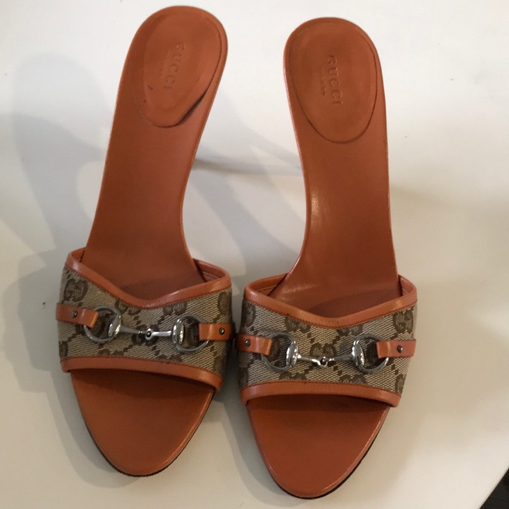 Gucci sandals open back